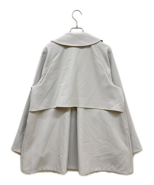 any Sis（エニィスィス）any Sis (エニィスィス) エレカジストレッチミドルトレンチ コート ライトグレー サイズ:Sの古着・服飾アイテム