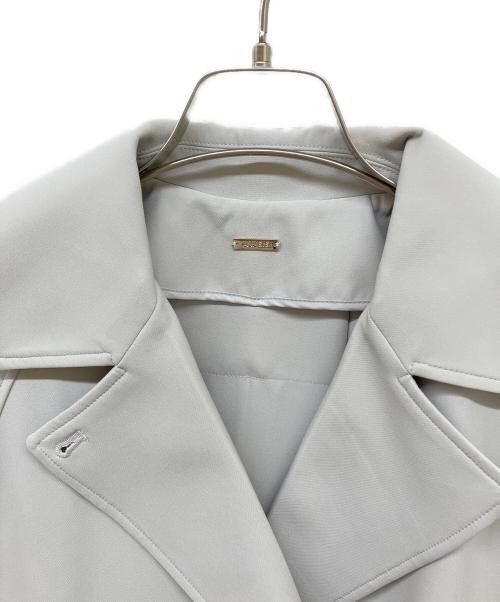 any Sis（エニィスィス）any Sis (エニィスィス) エレカジストレッチミドルトレンチ コート ライトグレー サイズ:Sの古着・服飾アイテム