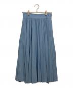 HYKEハイク）の古着「TAFFETA PLEATED SKIRT」｜スカイブルー