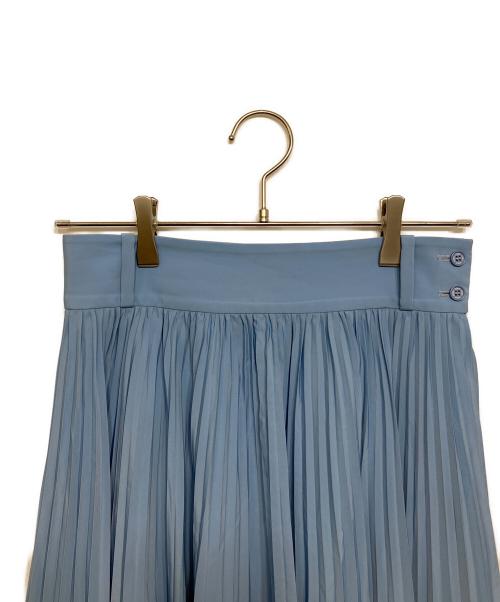 HYKE（ハイク）HYKE (ハイク) TAFFETA PLEATED SKIRT スカイブルー サイズ:2の古着・服飾アイテム