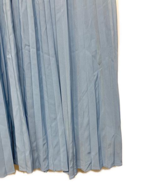 HYKE（ハイク）HYKE (ハイク) TAFFETA PLEATED SKIRT スカイブルー サイズ:2の古着・服飾アイテム