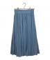 HYKE (ハイク) TAFFETA PLEATED SKIRT スカイブルー サイズ:2：7000円
