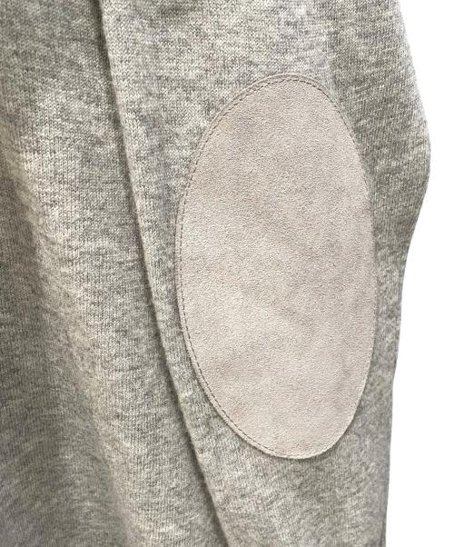 Maison Margiela（メゾンマルジェラ）Maison Margiela (メゾンマルジェラ) エルボーパッチ タートルネック ニットワンピース グレー サイズ:Lの古着・服飾アイテム