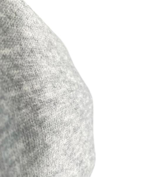 Maison Margiela（メゾンマルジェラ）Maison Margiela (メゾンマルジェラ) エルボーパッチ タートルネック ニットワンピース グレー サイズ:Lの古着・服飾アイテム