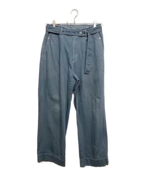 YOKE（ヨーク）YOKE (ヨーク) CUT-OFF WIDE-LEGGED DENIM TROUSER ブルー サイズ:SIZE3の古着・服飾アイテム