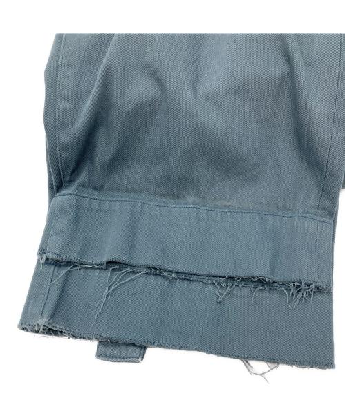 YOKE（ヨーク）YOKE (ヨーク) CUT-OFF WIDE-LEGGED DENIM TROUSER ブルー サイズ:SIZE3の古着・服飾アイテム