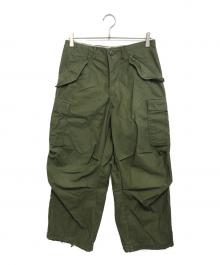 VINTAGE MILITARY（ヴィンテージ ミリタリー）の古着「US ARMY M-65ミリタリーフィールドパンツ」｜オリーブ