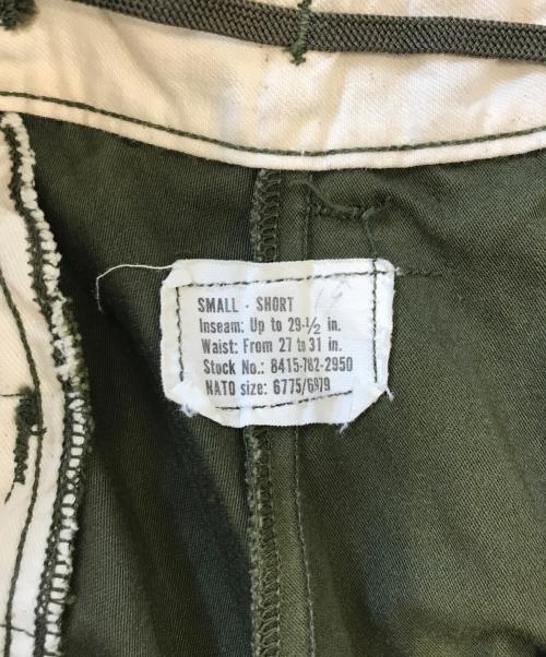 VINTAGE MILITARY（ヴィンテージ ミリタリー）VINTAGE MILITARY (ヴィンテージ ミリタリー) US ARMY M-65ミリタリーフィールドパンツ オリーブ サイズ:SMALL-SHORTの古着・服飾アイテム