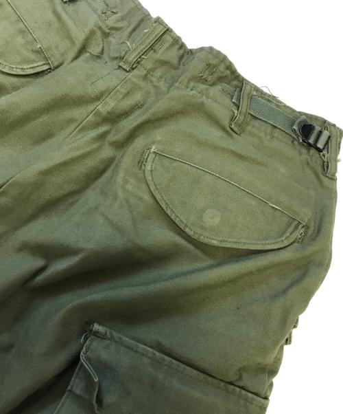 VINTAGE MILITARY（ヴィンテージ ミリタリー）VINTAGE MILITARY (ヴィンテージ ミリタリー) US ARMY M-65ミリタリーフィールドパンツ オリーブ サイズ:SMALL-SHORTの古着・服飾アイテム