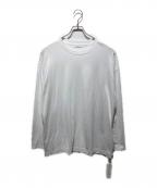 ATONエイトン）の古着「SUVIN 60/2 OVERSIZED LONG SLEEVE T-SHIRT」｜ホワイト