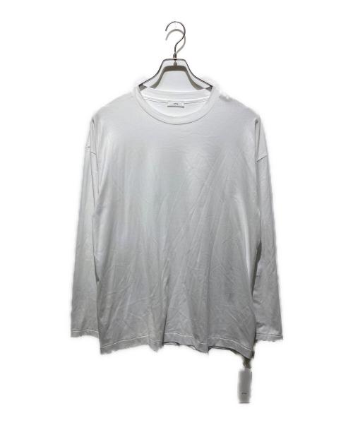 ATON（エイトン）ATON (エイトン) SUVIN 60/2 OVERSIZED LONG SLEEVE T-SHIRT ホワイト サイズ:006 未使用品の古着・服飾アイテム