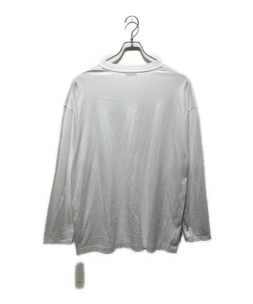 ATON（エイトン）ATON (エイトン) SUVIN 60/2 OVERSIZED LONG SLEEVE T-SHIRT ホワイト サイズ:006 未使用品の古着・服飾アイテム