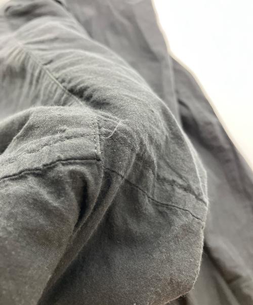 journal standard luxe（ジャーナルスタンダード ラックス）JOURNAL STANDARD LUXE (ジャーナルスタンダード ラックス) C/L/Raシャンブレー フードシャツ ブラック サイズ:Freeの古着・服飾アイテム