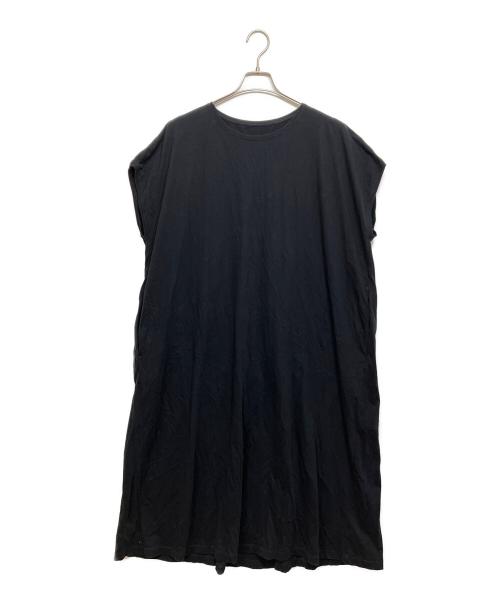MM6 Maison Margiela（エムエムシックスメゾンマルジェラ）MM6 Maison Margiela (エムエムシックスメゾンマルジェラ) バックタックノースリーブワンピース ブラック サイズ:Sの古着・服飾アイテム