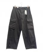 OUTILウティ）の古着「PANTALON BLESLE カーゴパンツ」｜ブラック