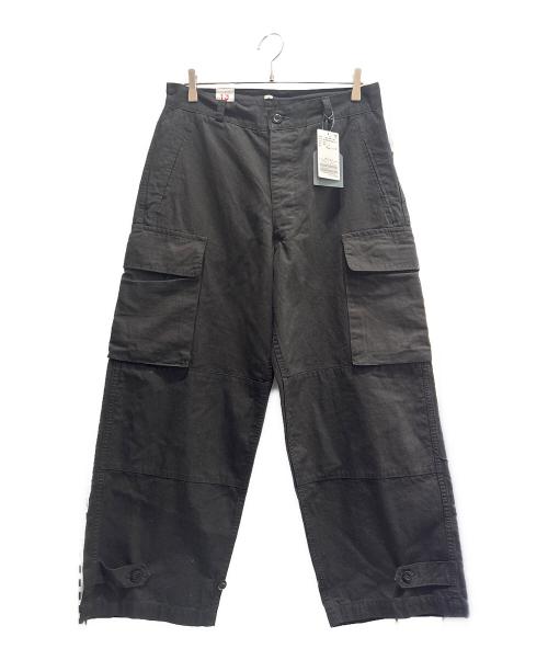 OUTIL（ウティ）OUTIL (ウティ) PANTALON BLESLE カーゴパンツ ブラック サイズ:13の古着・服飾アイテム