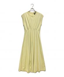 PHOTOCOPIEU（フォトコピュー）の古着「TIPHAINE SLEEVE FLARED DRESS」｜イエロー
