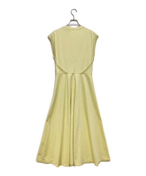PHOTOCOPIEU（フォトコピュー）PHOTOCOPIEU (フォトコピュー) TIPHAINE SLEEVE FLARED DRESS イエロー サイズ:36の古着・服飾アイテム