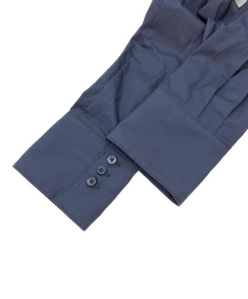 Snidel（スナイデル）Snidel (スナイデル) ヘムボリュームシャツ ネイビー サイズ:Fの古着・服飾アイテム