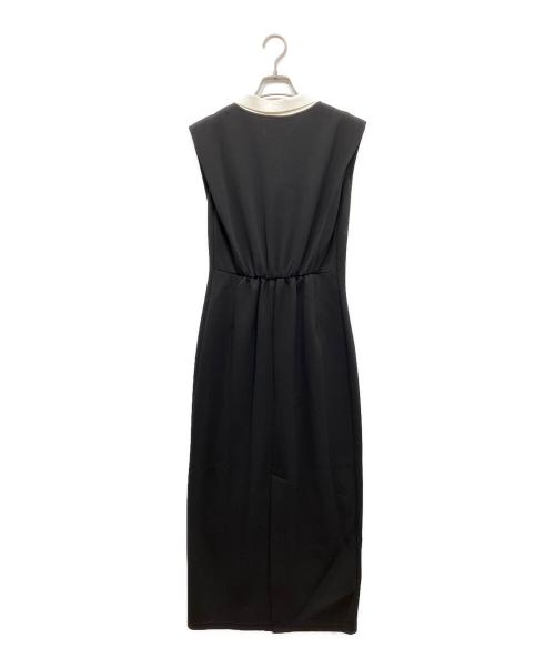 HER LIP TO（ハーリップトゥ）HER LIP TO (ハーリップトゥ) French Sleeve Polo Long Dress ブラック サイズ:Mの古着・服飾アイテム