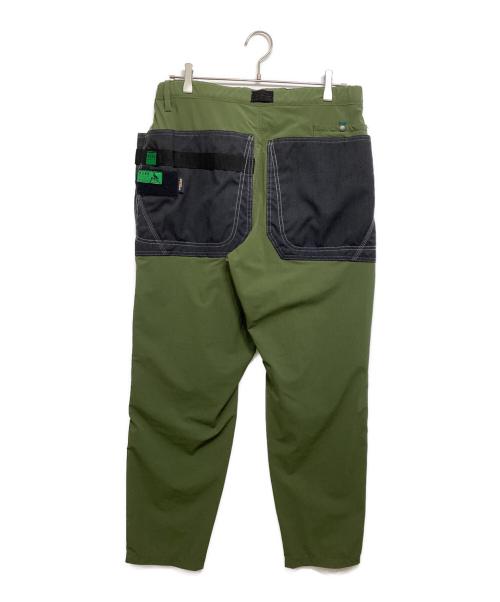 H.A.K.U MOUNTAIN SUPPLY（ハク マウンテン サプライ）H.A.K.U MOUNTAIN SUPPLY (ハク マウンテン サプライ) CHILL OUT TAPERED オリーブ サイズ:Lの古着・服飾アイテム