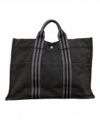HERMESエルメス）の古着「トートバッグ」｜ブラック