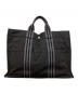 HERMES (エルメス) トートバッグ ブラック：7000円
