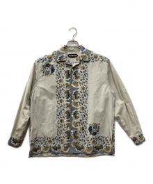 AUBERGE（オーベルジュ）の古着「"KEVIN" FRENCH SCARF SHIRT(ケヴィンフレンチスカーフシャツ)」｜グレー