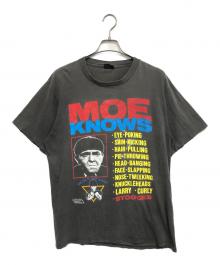 CHANGES（チェンジズ）の古着「90's moe knows/The Three Stooges Tee」｜ブラック