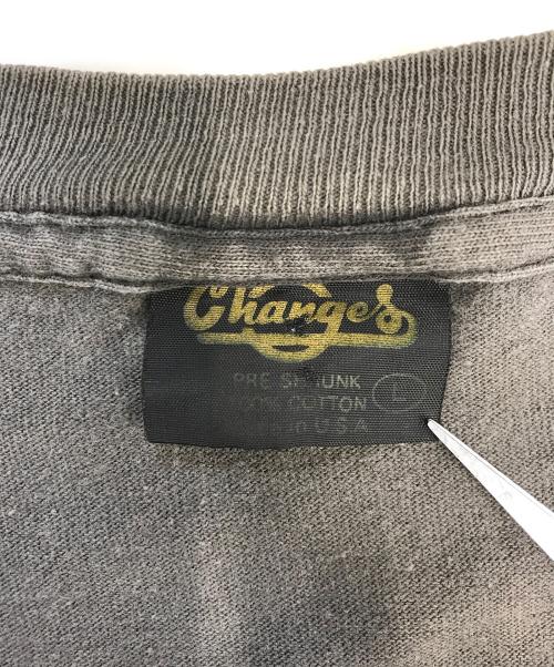CHANGES（チェンジズ）CHANGES (チェンジズ) 90's moe knows/The Three Stooges Tee ブラック サイズ:Lの古着・服飾アイテム