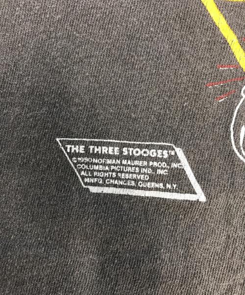 CHANGES（チェンジズ）CHANGES (チェンジズ) 90's moe knows/The Three Stooges Tee ブラック サイズ:Lの古着・服飾アイテム