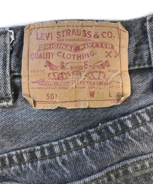 LEVI'S（リーバイス）LEVI'S (リーバイス) 先染め501デニムパンツ ブラック サイズ:W38 L34の古着・服飾アイテム
