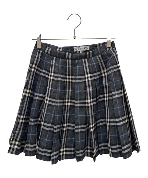 Burberry's（バーバリーズ）Burberry's (バーバリーズ) チェックスカート ブラック サイズ:150Aの古着・服飾アイテム
