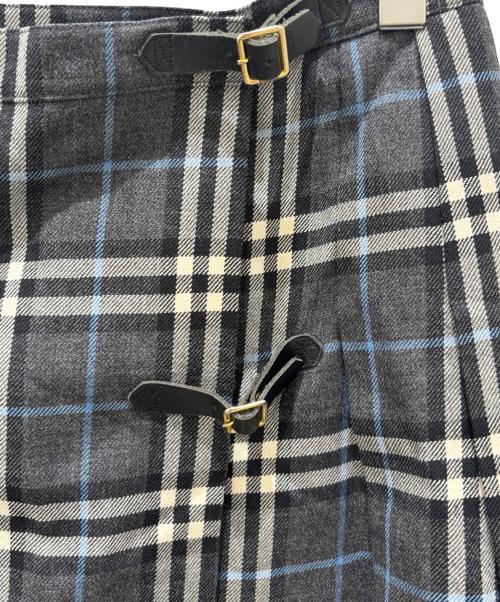 Burberry's（バーバリーズ）Burberry's (バーバリーズ) チェックスカート ブラック サイズ:150Aの古着・服飾アイテム