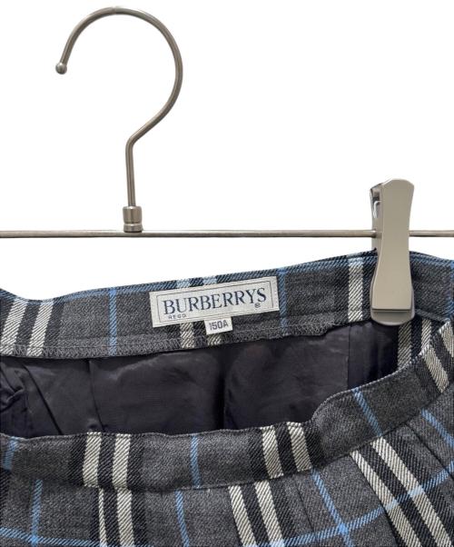Burberry's（バーバリーズ）Burberry's (バーバリーズ) チェックスカート ブラック サイズ:150Aの古着・服飾アイテム