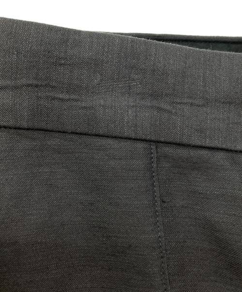 ATON（エイトン）ATON (エイトン) COTTON HEMP SATIN BAKER PANTS グレー サイズ:6の古着・服飾アイテム