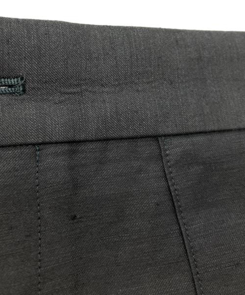 ATON（エイトン）ATON (エイトン) COTTON HEMP SATIN BAKER PANTS グレー サイズ:6の古着・服飾アイテム