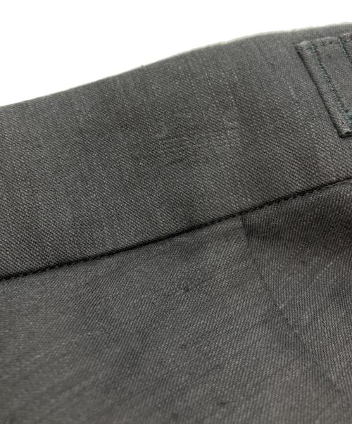 ATON（エイトン）ATON (エイトン) COTTON HEMP SATIN BAKER PANTS グレー サイズ:6の古着・服飾アイテム