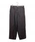 ATON（エイトン）の古着「COTTON HEMP SATIN BAKER PANTS」｜グレー