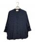 UNITED ARROWS（ユナイテッドアローズ）の古着「ドットカットジャガード シャツ ブラウス」｜ネイビー