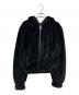 HELMUT LANG（ヘルムートラング）の古着「フェイクファージャケット」｜ブラック