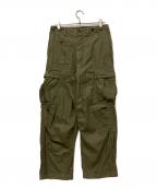 NIGEL CABOURNナイジェルケーボン）の古着「ARMY CARGO PANTS/アーミーカーゴーパンツ」｜オリーブ