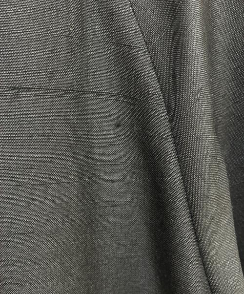 carat（キャラット）carat (キャラット) シルクステンカラーコート ブラック サイズ:11の古着・服飾アイテム