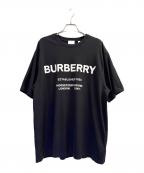 BURBERRYバーバリー）の古着「ロゴコットンカットソー」｜ブラック