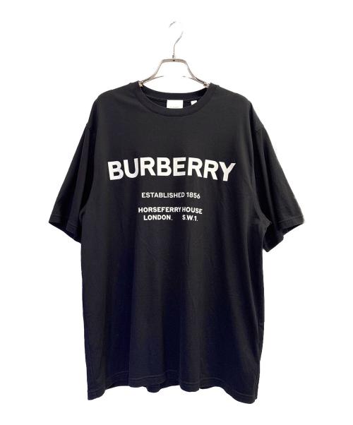 BURBERRY（バーバリー）BURBERRY (バーバリー) ロゴコットンカットソー ブラック サイズ:Mの古着・服飾アイテム