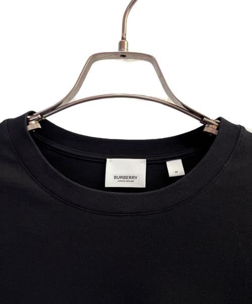 BURBERRY（バーバリー）BURBERRY (バーバリー) ロゴコットンカットソー ブラック サイズ:Mの古着・服飾アイテム