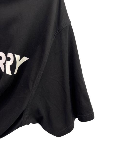 BURBERRY（バーバリー）BURBERRY (バーバリー) ロゴコットンカットソー ブラック サイズ:Mの古着・服飾アイテム