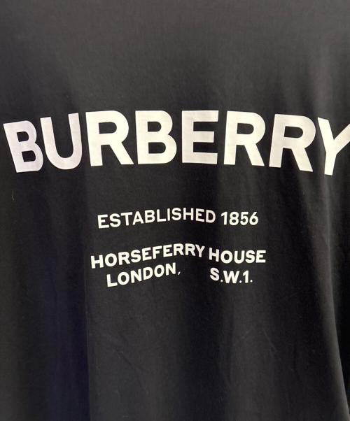 BURBERRY（バーバリー）BURBERRY (バーバリー) ロゴコットンカットソー ブラック サイズ:Mの古着・服飾アイテム