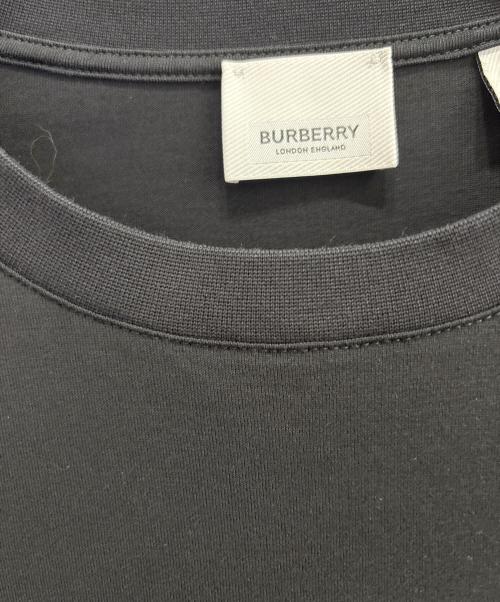 BURBERRY（バーバリー）BURBERRY (バーバリー) ロゴコットンカットソー ブラック サイズ:Mの古着・服飾アイテム