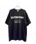BURBERRY（バーバリー）の古着「ロゴコットンカットソー」｜ブラック